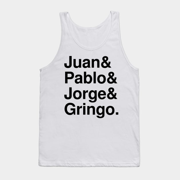 Four Fab Mexicans Tank Top by chateauteabag